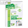 GPV Recycling-Briefumschl?ge DIN C6, haftklebend, 80g/m?, wei?, 40 St?ck, 31121