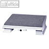 Ergonomische Fu?st?tze 45 x 39 cm, beheizbar, 5-fach verstellbar, grau, 9025085