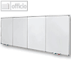MAUL Endlos-Whiteboard - Grundmodul, 90 x 120 cm, hoch, grau, 2er-Set, 6335284