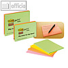Post-it Meeting Notes, 200 x 149 mm, sortiert, 4 Blöcke, 6845-SSP-EU