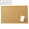 MAUL Pinnboard mit Holzrahmen, 30 x 40 cm, Kork, 10 St?ck, 2703070