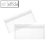 Briefumschlag DL, haftklebend 90g/m², transparent-weiß, 100 St., 1959455043