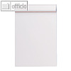MAUL Klemm-Schreibplatte, DIN A5, 15,8 x 23,5 x 2,3 cm, wei?, 2 St., 2317102