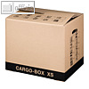 smartboxpro Umzugskarton Cargo XS, 1-wellig, 455 x 345 x 380 mm, braun,222105001