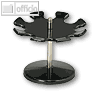 MAUL 8er-Stempelträger, rund, Ø 8.5 cm, schwarz, 2 Stück, 5100890