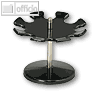 MAUL 8er-Stempeltr?ger, rund, ? 8.5 cm, schwarz, 2 St?ck, 5100890