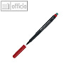 Faber-Castell OHP-CD-Plus, Permanent, St?rke S, rot, 152321