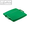 Durable Abfalldeckel DURABIN Lid 90, quadratisch, grün, 1800475020