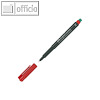 Faber-Castell OHP-CD-Plus, Permanent, Strichst?rke M, rot, 152521