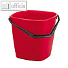 Durable Eimer Bucket, 14 Liter, B285 x H280 x T285 mm, rot, 1809414080