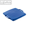 Durable Abfalldeckel DURABIN Lid 90, quadratisch, blau, 1800475040
