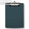 MAUL Schreibplatte Kunststoff mit Bügelklemme, DIN A5, schwarz, 5 St., 2340390