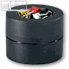 MAUL mauly-Spender, ? 73 mm, H 60mm, schwarz, inkl. 12 maulys, 3 St., 3012490