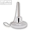 MAUL Kulist?nder "Acryl", Metall, dokumentenecht, glasklar, 2 St?ck, 4427005