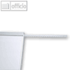 MAUL Papierhalter für Flipcharts MAULoffice, grau, 4er-Pack, 6375982