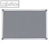 MAUL Pinnboard 2000, Textil, 90 x 180 cm, pinnf?hig, grau, 6296484