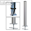 TSS-S?ule mit Kabellochbefestigung (Tisch), Aluminium, L?nge: 845 mm