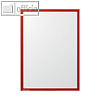 Ultradex Infotasche DIN A5, hoch/quer, magnethaftend, rot, 10 St?ck, 888805