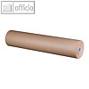 smartboxpro Packpapierrolle, 90 cm x 250 m, 70 g/m?, braun gerippt, SBP253102001