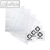 T?rschild CRYSTAL Sign refill, transparente Folie, 105 x 105 mm, 40 Folien