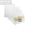 T?rschild CRYSTAL Sign refill, transparente Folie, 148 x 105 mm, 20 Folien