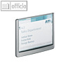 T?rschild CLICK SIGN 149 x 105.5 mm, Kunststoff, graphit, 2 St?ck, 4861-37