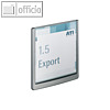 T?rschild CLICK SIGN 149 x 148.5 mm, Kunststoff, graphit, 2 St?ck, 4862-37