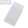 Selbstklebetasche Pocketfix 57 x 90 mm, Einsteckschild, 100 St?ck, 8279-19