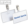 Durable Namensschild Click Fold, 90 x 54 mm, Hosentr?gerclip, 25 St?ck, 8216-19