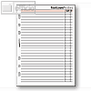 bind Einlage "Notizen", DIN A5, 50 Blatt, B-2542