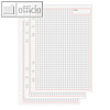 bind Papiereinlagen DIN A5, "Kariert", 50 Blatt, B-2544