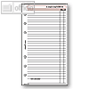 bind Einlage "Notizen", liniert, ca. DIN A6, 50 Blatt, wei?, B2606