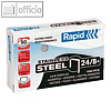 Rapid Heftklammern supreme 24/8, verzinkt, 5.000 St?ck, 24860100