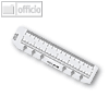 bind Lineal f?r Systemplaner DIN A6, 16 cm Skala, 103-1