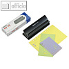 bind Locher f?r Systemplanereinlagen, f?r A5, A6, A7 Formate, schwarz, T-6001