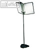 Sichttafel-Bodenst?nder SHERPA? FLOOR 10, mit 10 Tafeln, anthrazit/grau, 5817-00