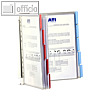 Durable Tafeltr?ger FUNCTION WALL 10, Wandhalterung, mit 10 Sichttafeln, 5691-00