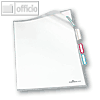 Durable Organisationshüllen DIN A4, 3fach-Teilung, transparent, 25 Stück,2316-19