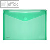 FolderSys Dokumententaschen DIN A4 quer, gr?n, Klettverschlu?, 100 St., 40101-54