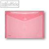 FolderSys Dokumententaschen DIN A4 quer, rot, Klettverschlu?, 100 St., 40101-84