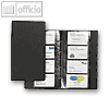 Durable Visitenkarten-Ringbuch VISIFIX Economy,12 Hüllen,schwarz, 2 St., 2441-01