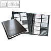 Durable Visitenkarten-Ringbuch VISIFIX centium A4, schwarz, 2409-01