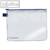 Rei?verschluss-Beutel DIN A4, PVC faserverst?rkt, Zipper blau, 10 St?ck
