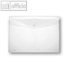 Dokumententaschen DIN A3 quer, PP, Klettverschluss, transluzent, 100 St?ck