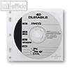 Durable CD-H?lle "CD/DVD COVER FILE", abheftbar, transparent, 100 St?ck, 5239-19
