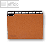 Durable Leitregister A - Z aus Pressspan, A4, braun, 25-teilig, 4245-11