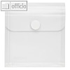 FolderSys CD-/Booklet-H?lle, PP transparent, f?r 15 CDs, 100 St?ck, 40125-04