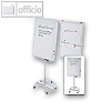 Magnetoplan Flipchart Junior Plus, mobil, 1000 x 700 mm, wei?/lichtgrau,12269F14