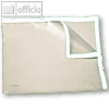 Doppel-Zip Tasche, 324 x 243 mm, PVC, transluzent/wei?, 50 St?ck, 40434-10