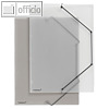 FolderSys Eckspannmappe f?r DIN A4, PP, transparent, 40 St?ck, 10003-04